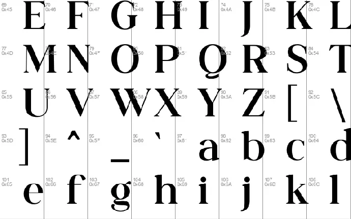 Galmine font