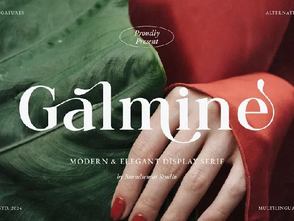 Galmine font