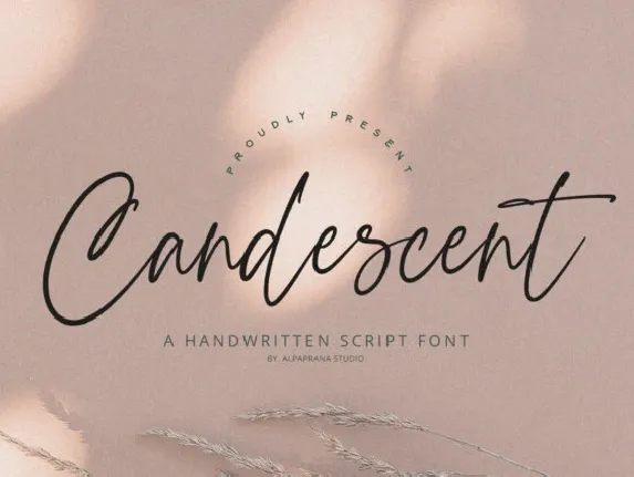 Candescent font