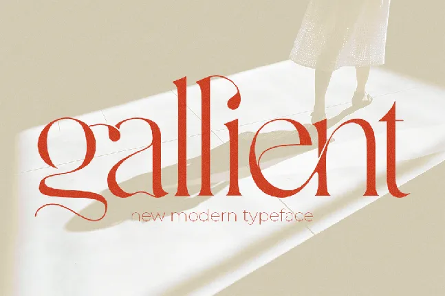 Gallient font