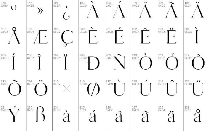 Gallient font