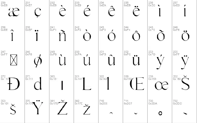 Gallient font