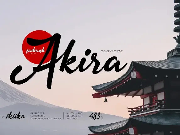 Akira font