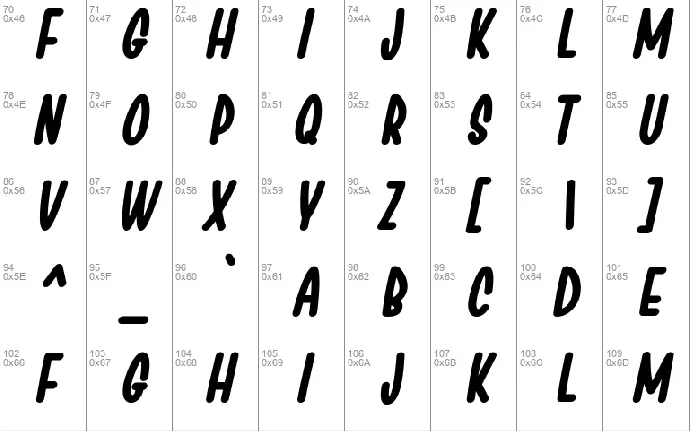 Chesan font