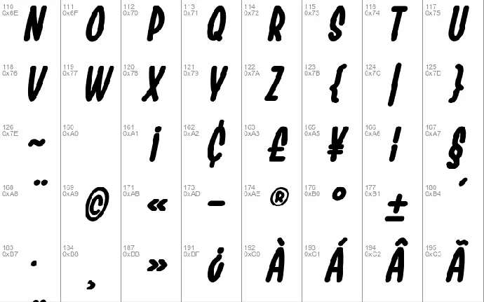 Chesan font