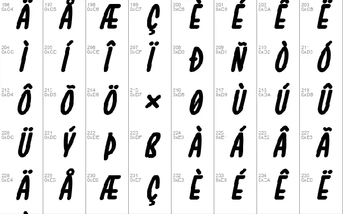 Chesan font