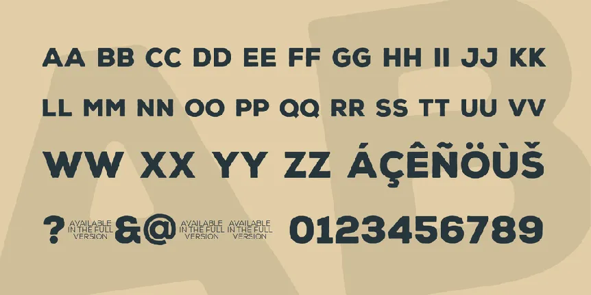 Nexa Rust font