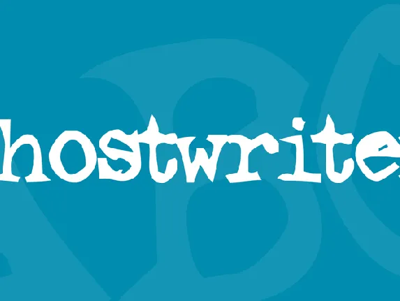 Ghostwriter font