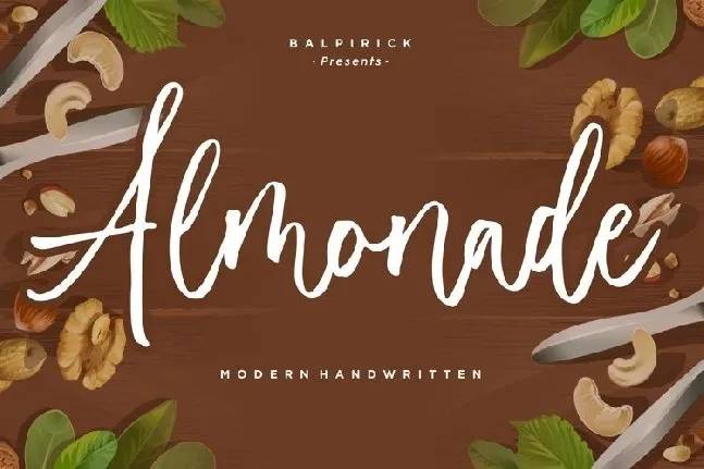 Almonade Modern Handwritten font