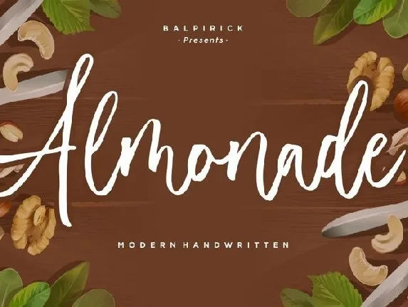 Almonade Modern Handwritten font