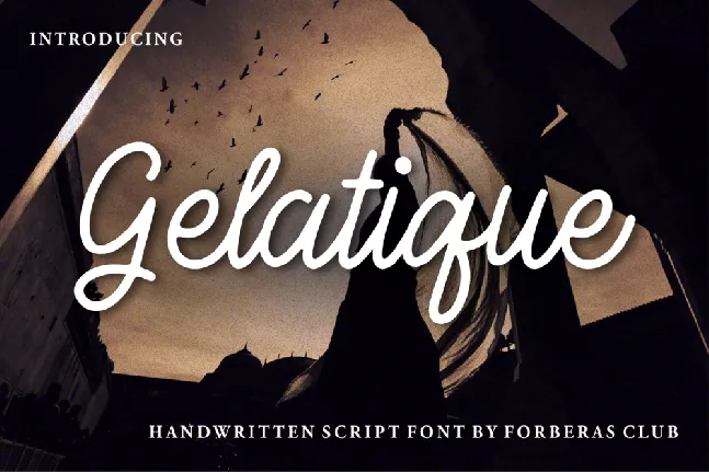 Gelatique font