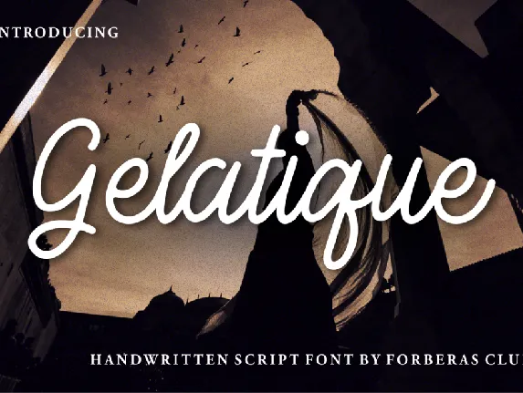 Gelatique font