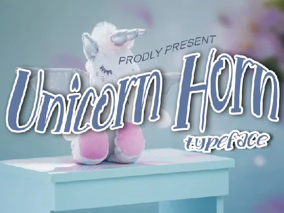 Unicorn Horn font