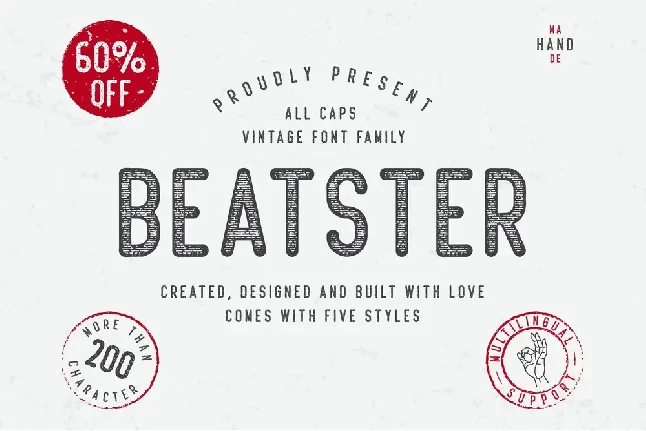 Beatster Typeface font