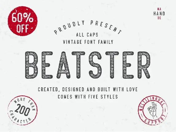 Beatster Typeface font