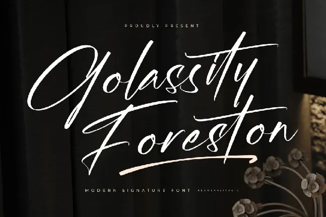 Golassity Foreston DEMO VERSION font