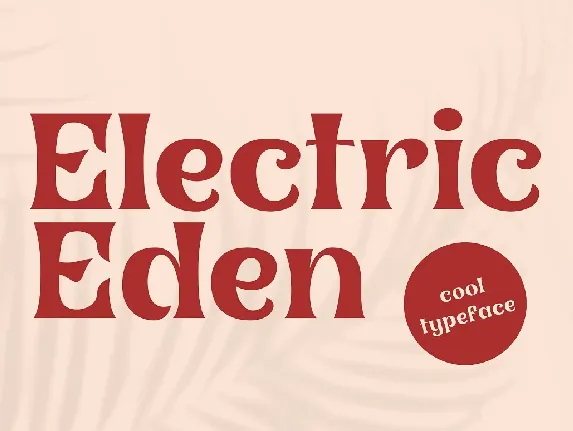 Electric Eden font