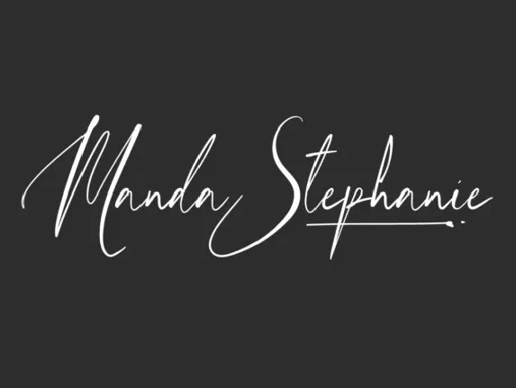 Manda Stephanie font