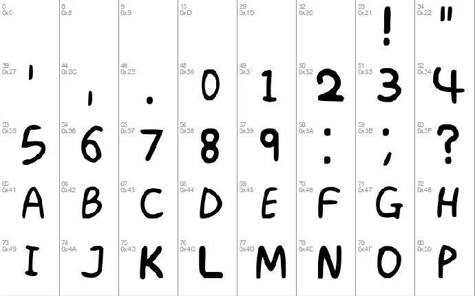 Marker Font