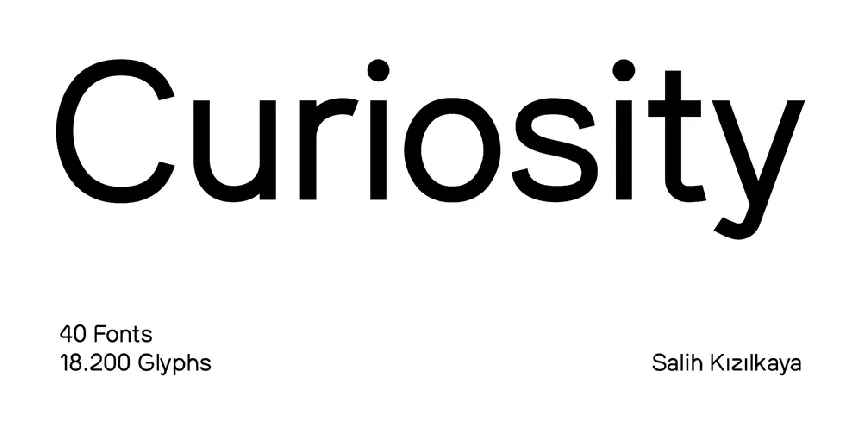 SK Curiosity Family font