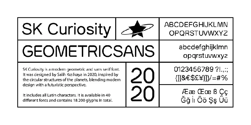 SK Curiosity Family font