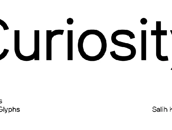 SK Curiosity Family font