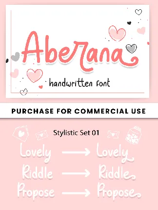 Aberana - Personal Use font