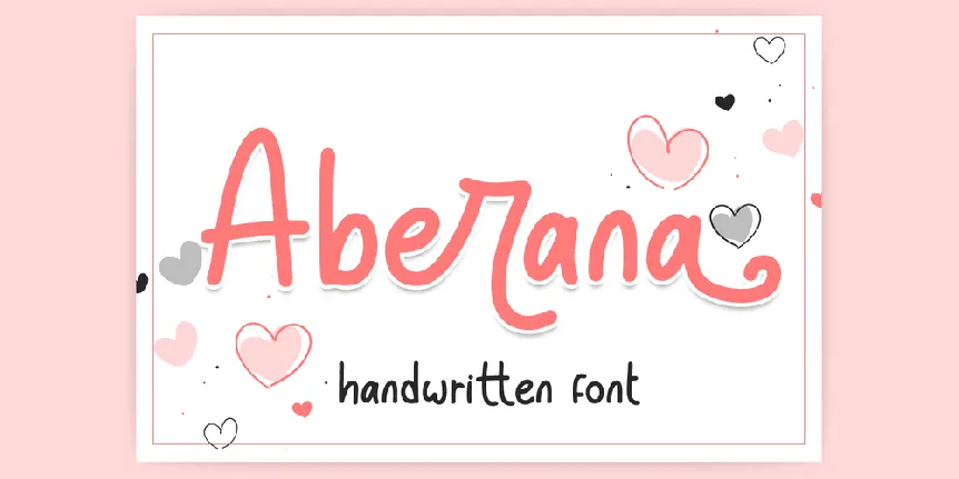 Aberana - Personal Use font