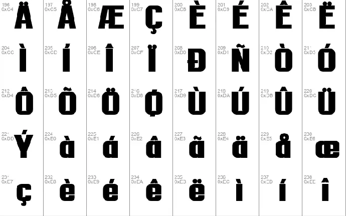 TEKROT font