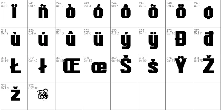 TEKROT font