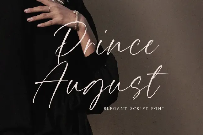 Prince August font