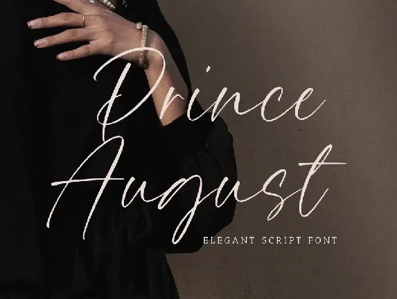 Prince August font