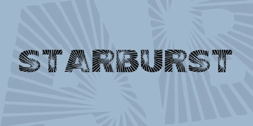 Starburst font