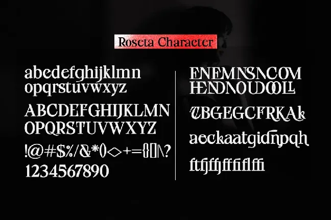 Roseta Display font