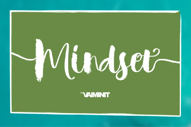 Mindset Script font