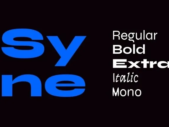 Syne Family font