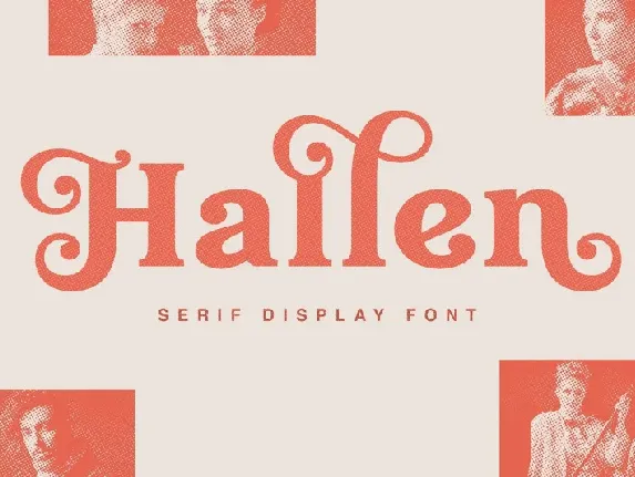 Hallen font