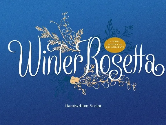 Winter Rosetta font