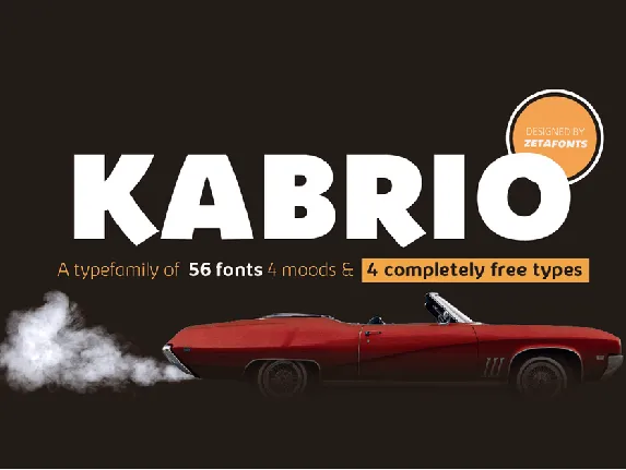 Kabrio Family font