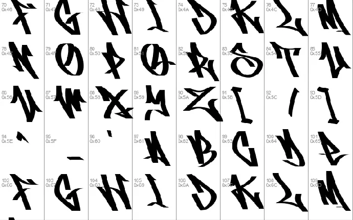 Vandal Rebels font