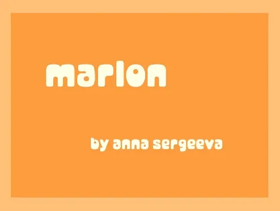 Marlon Fancy font