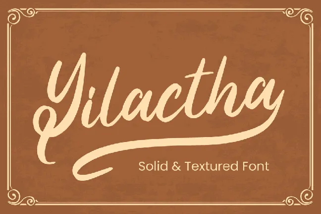 Yilactha font