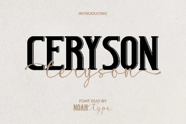 Ceryson Demo font