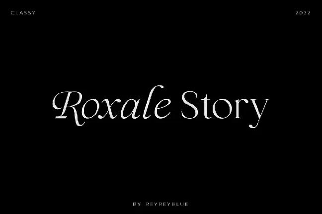 Roxale Story font