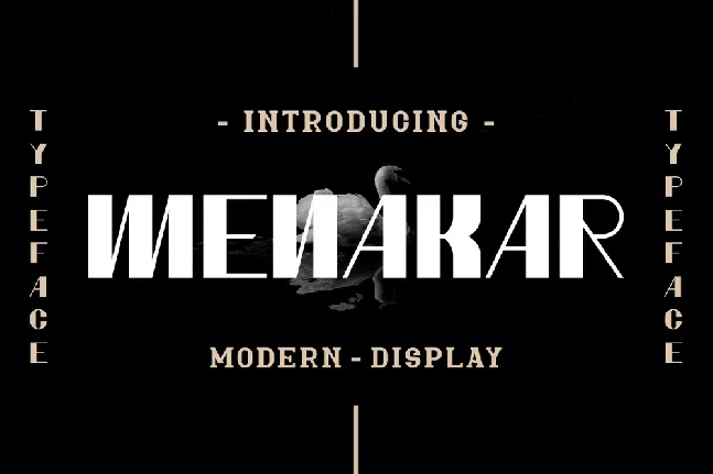 Menakar font