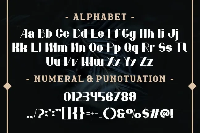 Menakar font