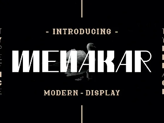 Menakar font