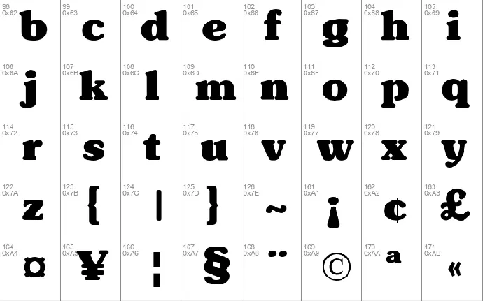 Typographer Subway font