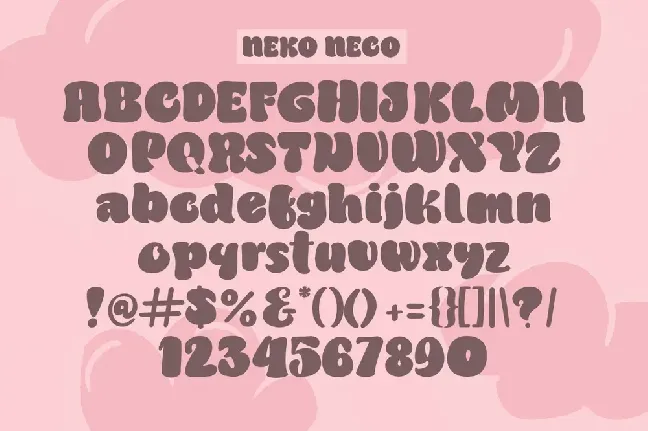 Neko Neco font