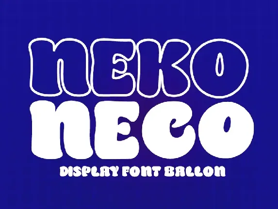 Neko Neco font